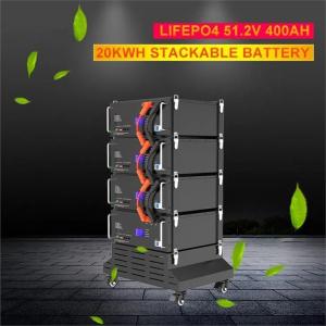 China Deep Cycles Stacked Lithium Battery Pack LiFePO4 Battery Customization on sale