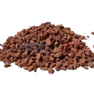 China Cutting Red Color EPDM Crumb Rubber Granules For Playgrounds factory