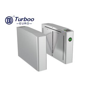 China SUS304 Access Control Turnstile Gate Optical Stainless Steel Waist Height Turnstile factory