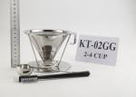 304 SS Coffee Maker Gift Set Paperless Coffee Filter With Clean Brush
