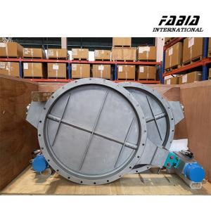 China DN500 Pneumatic Marine Butterfly Valve BV High Temperature valve High Efficiency Emission Reduction factory