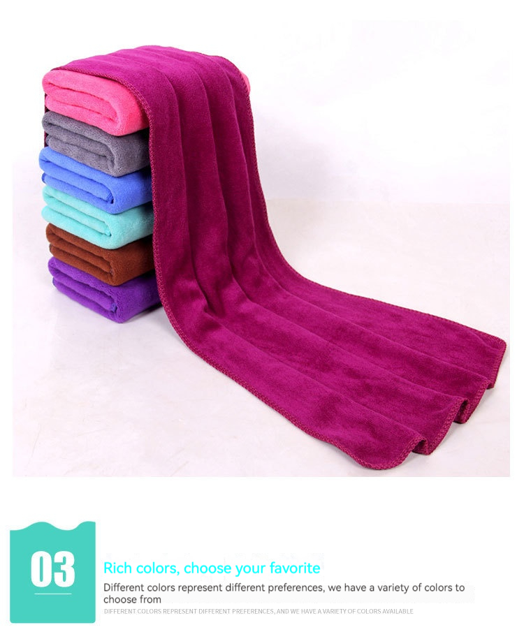 Customized Fiber Towel for Beauty Salon Hair Dryer and Domestic Cleaning Applications