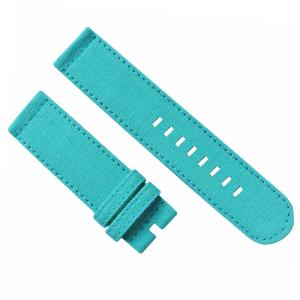 China 16mm Changeable Watch Band Cyan blue Canvas Cloth With Multi Color factory