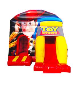 China Toy Story Blow Up Bounce House With Slides Double Stitching factory