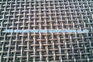 China 38*38mm High Carbon Steel Lock Crimp Wire Mesh factory