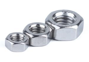 China DIN934L 18-8 Stainless Steel Left-Hand Threaded Hexagon Nut factory