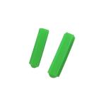 12mm Plastic Plug Anchors Green Impact Resistance
