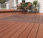 Environmental Wpc Composite Decking Boarding Resist UV And Antiskid