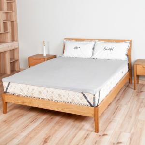 White Adjustable Sofa Bed Sheet Clips Holder With Band / Straps