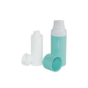 Refillable PET Airless Pump Container 30ml 50ml Improved Performance 100% PCR