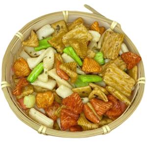 China Semi Soft Rice Cracker Snacks Mixed Flavors Baking For All Ages factory