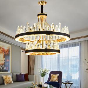 China 500*350mm Interior Pendant Chandelier Lights 6500K To 6500K Hanging Crystal Ceiling Lights factory