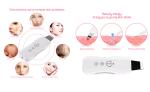 2in1 Anion Ultrasonic Scrubber Portable Skin Scrubber Cleaner Beauty Skin