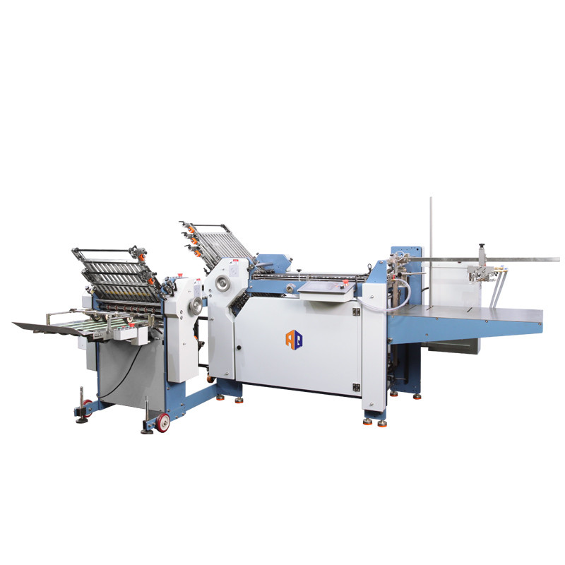 480T Buckle Industrial Paper Folding Machine For Cosmetics Pharmaceuticals OEM