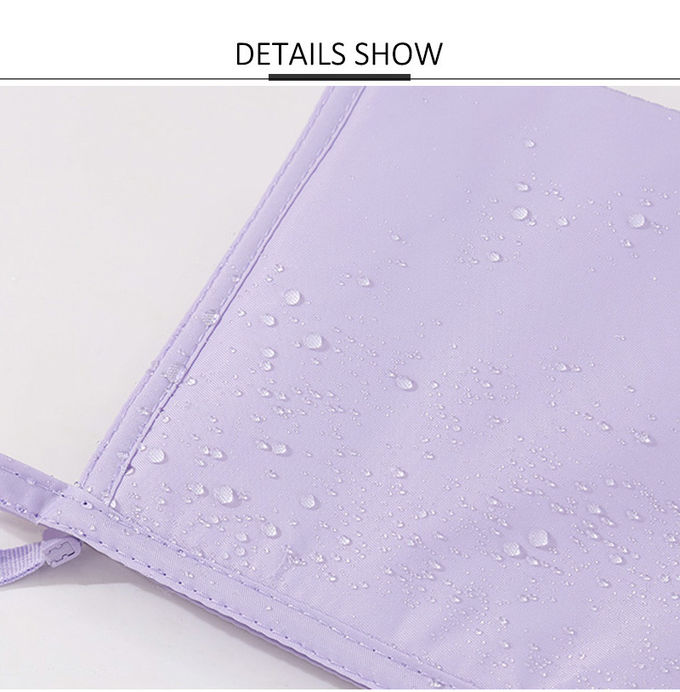 Eco-Friendly Promotional Zipper Transparent Mesh Cosmetic Bag