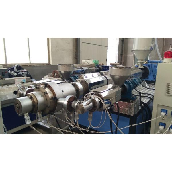 China PLC LLDPE Pipe Single Screw Extruder Recycling Pelletizing factory