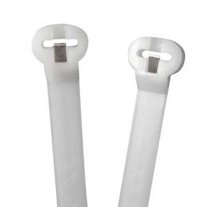 China Stainless Steel Plate Lock Heat Proof Cable Ties , Hvac Zip Ties Halogen Free factory