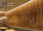 Ceiling Undulated Industrial Chain Curtains 2.0mm Heavy Metal Chain Link