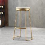 Wheelless Upholstered Bar Stools Counter Stools No Fold