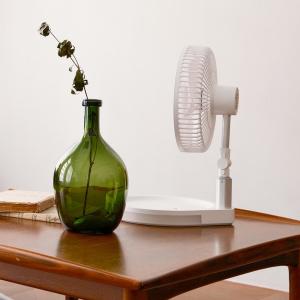 China Battery Charger Portable Folding Fan Rechargeable Outdoors Foldable Standing Fans factory