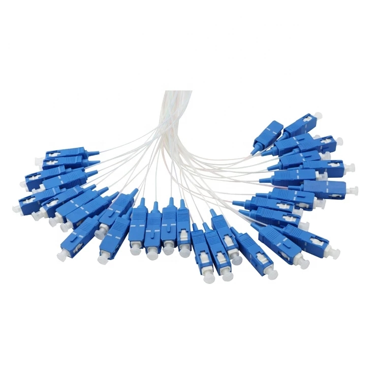 1x32 0.9mm FTTH Micro PLC Fiber Optic Splitter Cable Copuler