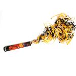 White Black Yellow 6m Paper Confetti Cannon for Festivals
