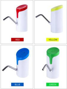 China 5V Portable Electric Water Dispenser Pump One LED Light Button ABS Material factory