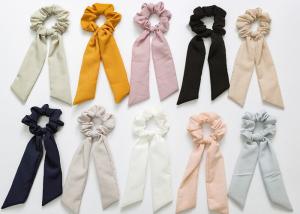 China Japan Korea streamer headband solid color knot tassel head ring hair accessories manufacturers wholesale factory