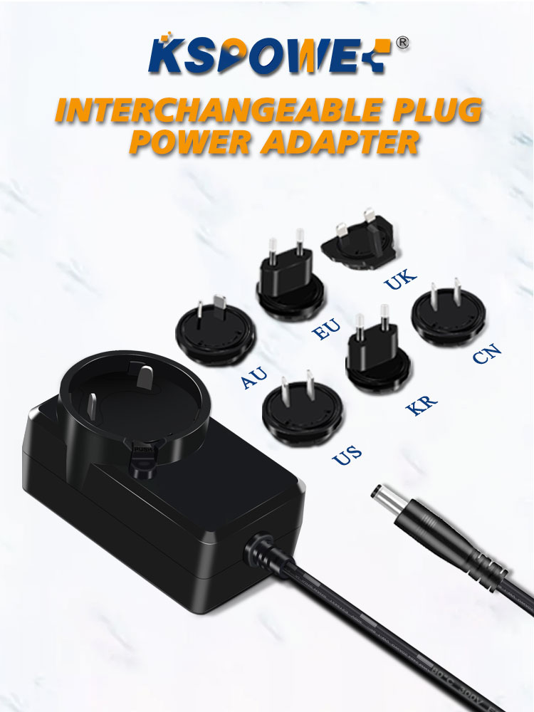 12V 24V Neon Light Power Adapter Wall Mount 5.5*2.5mm DC Jack Customizable