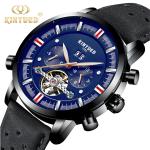Fashionable Sports Minimalist Mechanical Watch Leather Wrist Watch