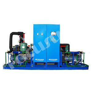China Water-Cooler Cooling Way 2024 Focusun Block Ice Machine with Other Ice Storage Capacity factory