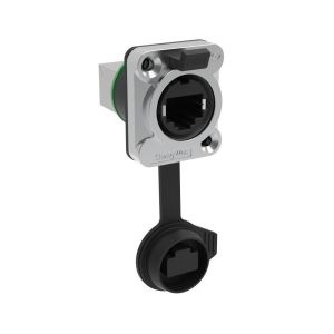 Outdoor IP65 Rated 8-Pin Network Bridge RJ45 Connectors Socket 8 Core Male