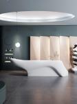 White Lacquered Fiberglass Reception Desk For Hotel Lobby Beauty Salon