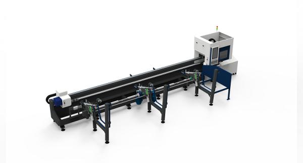 China QH-GA Automatic Obstacle Avoidance Tube Laser Cutting Machine Follow-up support Fully-Automatic Loading factory