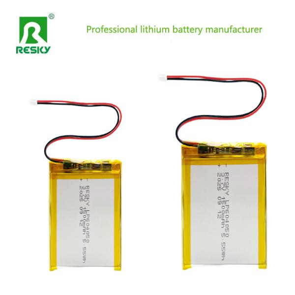 Lithium Polymer Battery Cell 604050 3.7v 1500mAh 5.55wh Bluetooth Speaker