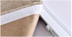 Modern smart remote motorized blue grey brown fabric Roman blinds customized for