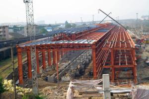 China Welding, Braking Structural Industrial Steel Buildings For Workshop, Warehouse And Storage factory