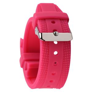China 22mm Curved End Rubber Watch Strap , Tough Wristband For Smart Watch factory