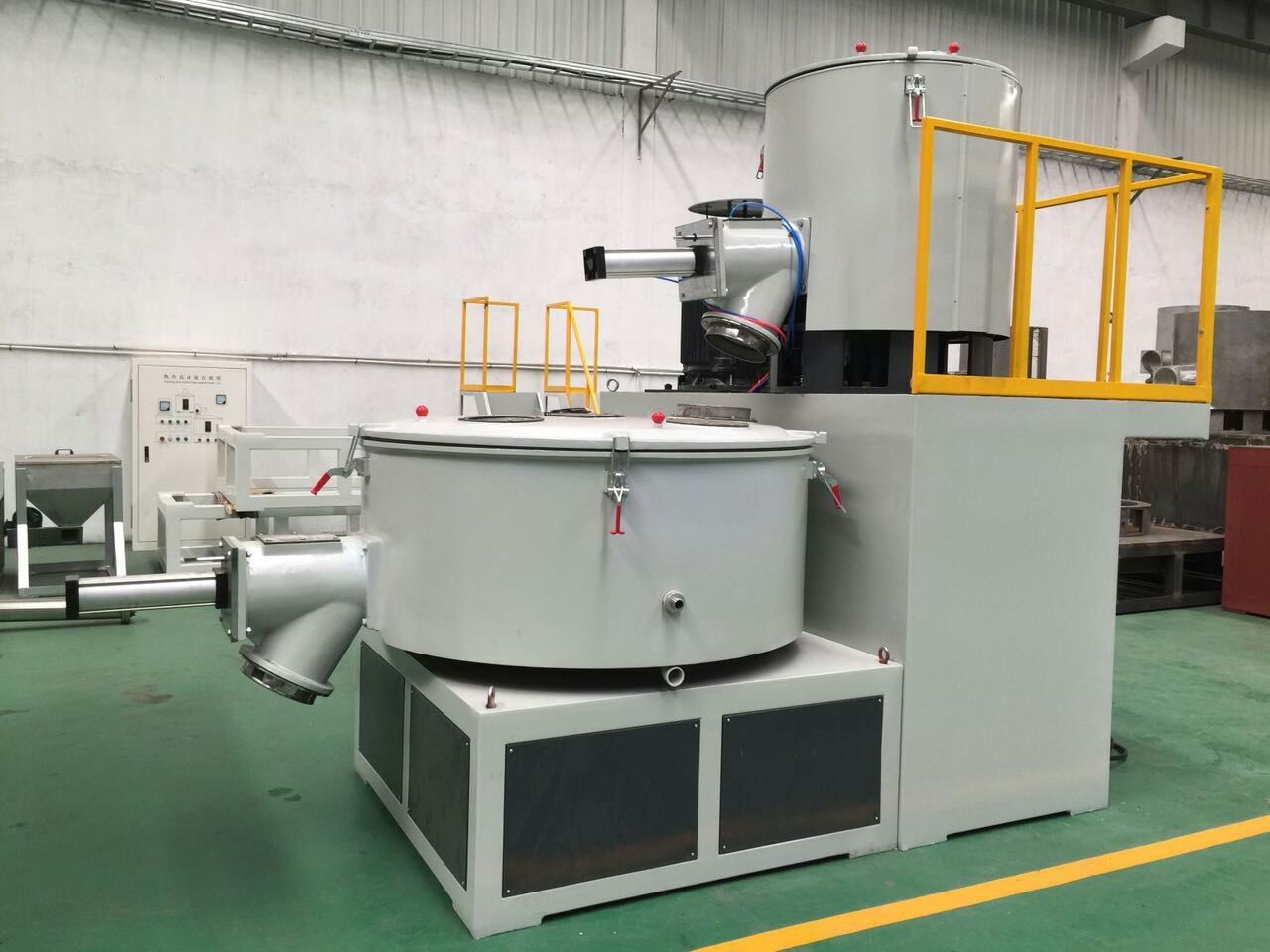 Plastic Industry PVC Mixer Machine Pneumatic Conveyor System 500L Volume
