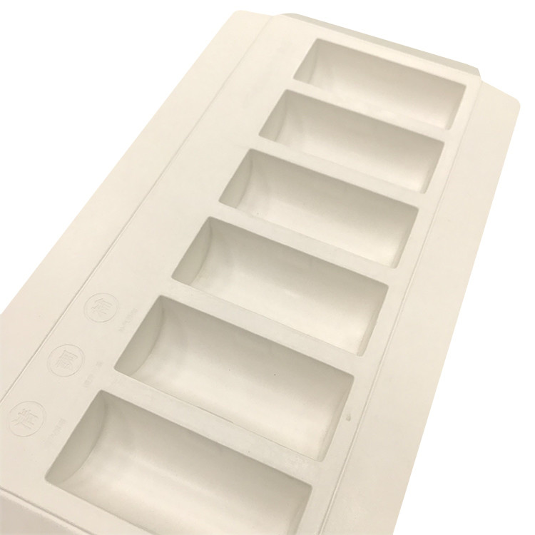 Bottle Packaging Wet Press Tray Sugarcane Pulp Recycled Material