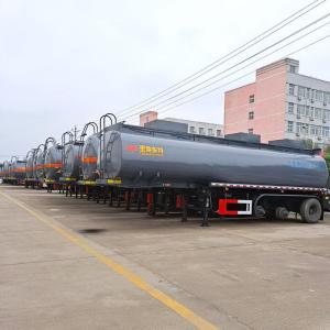 China New Oil Semi Trailer Liquid Discharging Tanker Semi Trailer Water Tanker Trailer factory