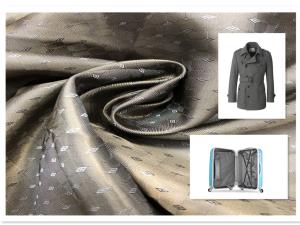 China Soft Texture Anti Static Lining Fabric , 68D * 120D Men's Suit Lining Fabric factory