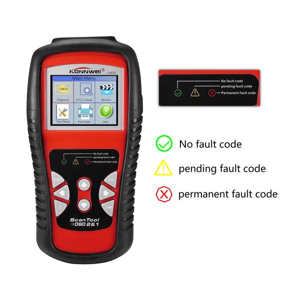 OBD2 Engine Diagnostic Scanner Compact Truck Kw830 Konnwei Compatible All OBD