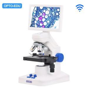 China OPTO-EDU A33.5130 7'' LCD Microscope 8MP Camera 1080p Video HDMI/WiFi/USB Portable Design factory