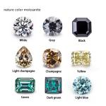 Emerald Cut EF White VVS Synthetic Gemstone Loose Moissanite Diamond For Rings