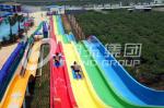 High Speed Water Slides of Fiberglass Material for Holiday Resort Giant Outdoor