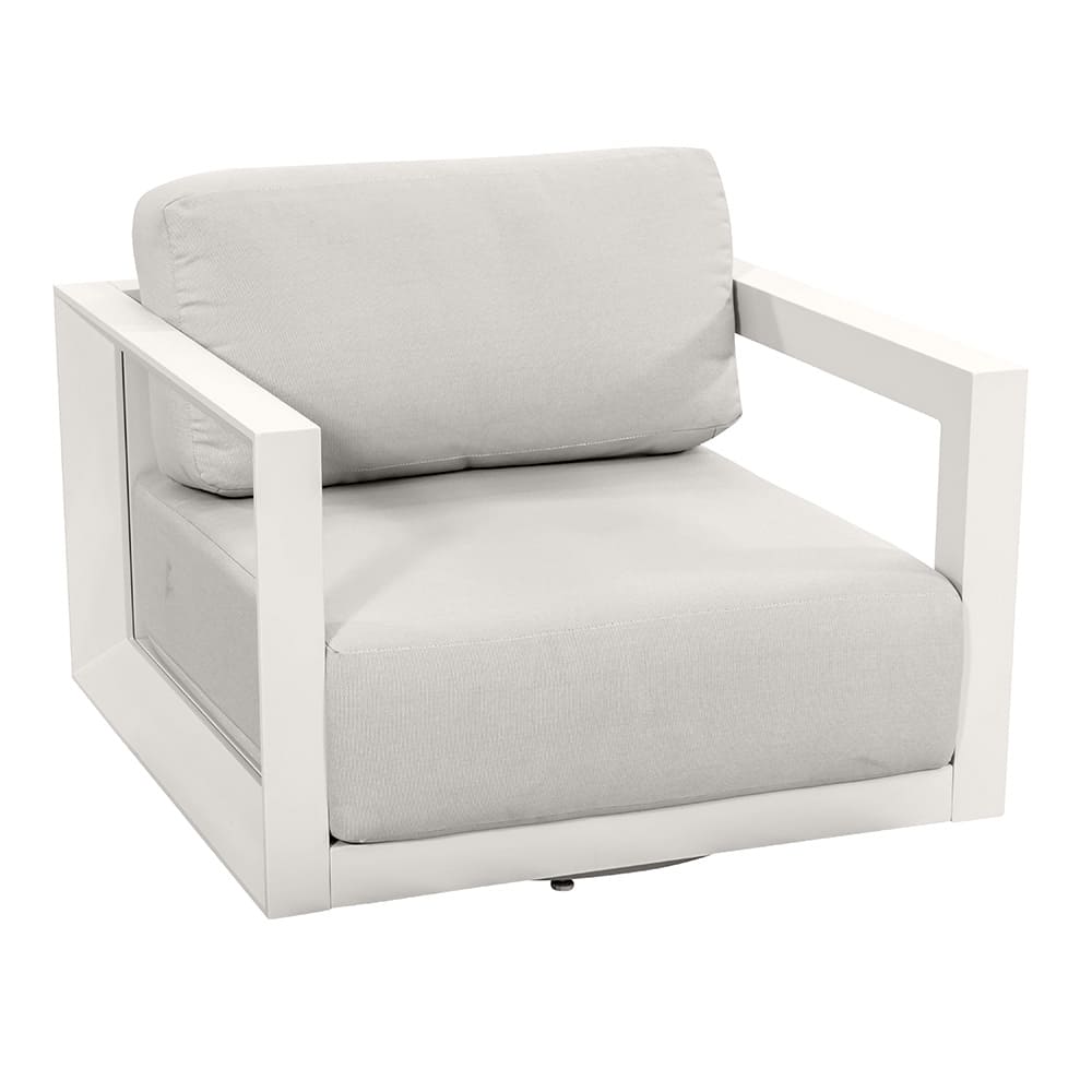 Aluminum Modular Patio Furniture AJUNION 4 Piece Outdoor Lounge Sofa Set for Outdoor