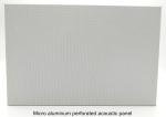 Non-combustible Seamless Metal Ceiling Microperforated Acoustic Panel Soundproof