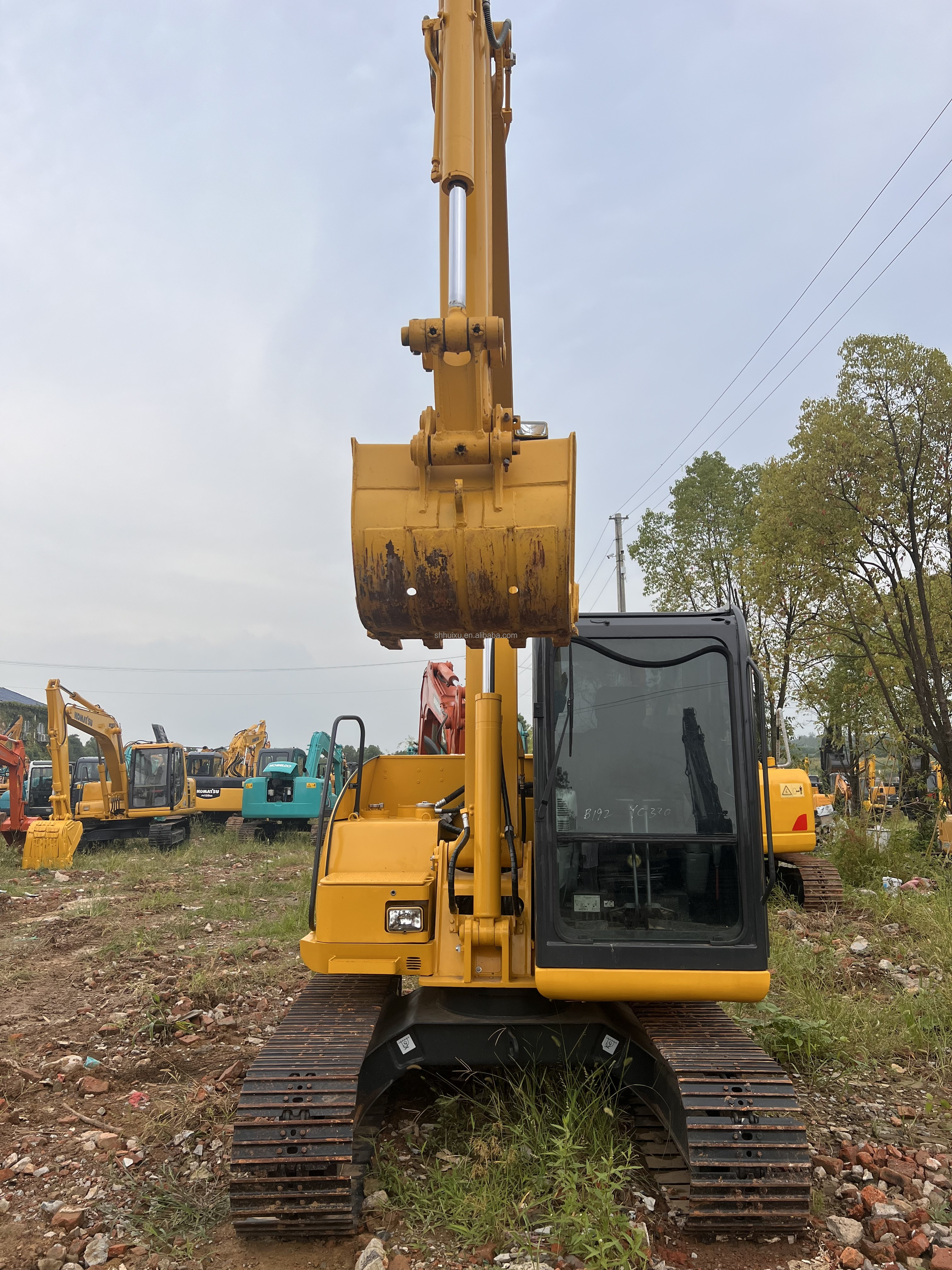 NEW ARRIVAL USED EXCAVATOR KOMATSU PC130/LOW WORKING HOUR SECOND HAND KOMATSU EXCAVAYOT GOOD MOVING CONDITION