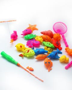 China Magnetic Fishing Toy Sets Kid Children Bath Time and Pool Party funny fish toy educational toys factory